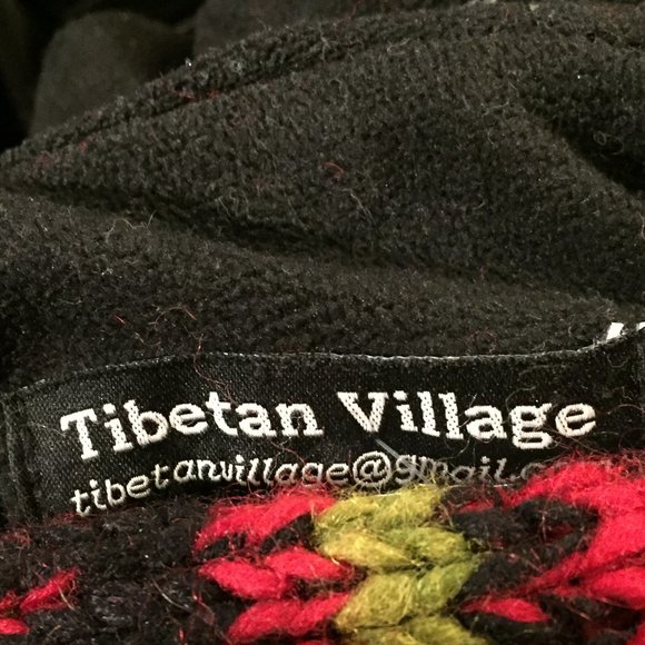 TIBETAN VILLAGE KNITTED WOOL JACKETS SIZE L/XL - Picture 9 of 9